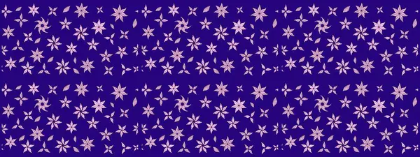 Soyut çiçek çizim kalıbı arka planı. Raster illüstrasyonu. Mavi renklerde. Küçük çiçekteki sevimli çiçek deseni. Raster deseni.