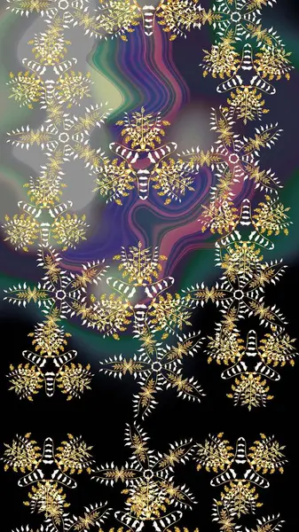 Çocuk stili. Düz Çiçek Elementleri Tasarımı. Renkli Bahar Teması eskiz kalıbı. Çiçekli çizim raster arkaplanı.