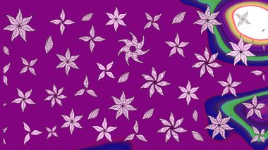 Millefleur 'lar. Küçük mor renkte güzel bir besin torbası deseni, çiçekler. Tekstil, kumaş, kapaklar, duvar kağıtları, baskı, paket, koleksiyon defteri, örgü, dekupaj için çiçek arkaplanı..