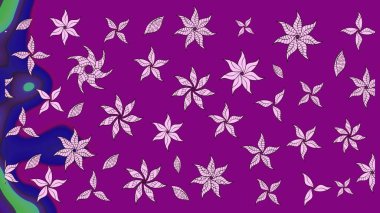 Bahar mevsimi. Nazik romantik baskı. Raster güzel bir çiçek deseni çizmiş. Tatil havası..