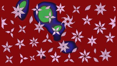 Suluboya çizim kalıbı. Dekorasyon ve tasarım için güzel bir desen. Çiçeğin suluboya çizimlerinin mükemmel deseni. Eski model. Moda yazdırma.