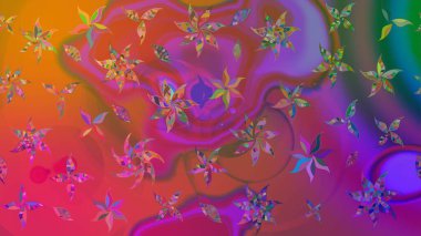 Raster çiçek izi. Klasik taslak çizimi. Raster Yumuşak kumaş deseni. Çiçeksel mor çizim deseni.