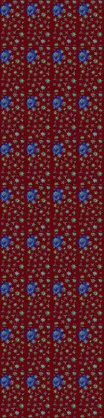 Moda baskıları için zarif bir şablon. Çiçekli yaz çiçekleri. Motley illüstrasyonu. Küçük renkli çiçekler. Robot resim. Küçük çiçekte şirin desenler.