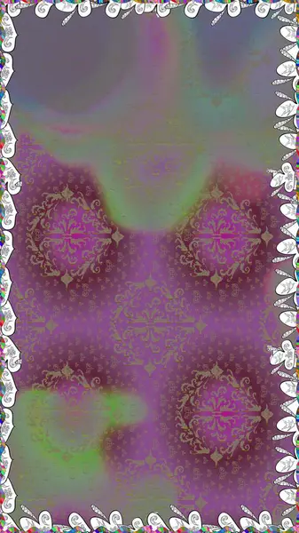 Kusursuz bir arka plan modeli. Suluboya, elle çizilmiş. Raster illüstrasyonu. Mor yapraklı yabani çiçekler.