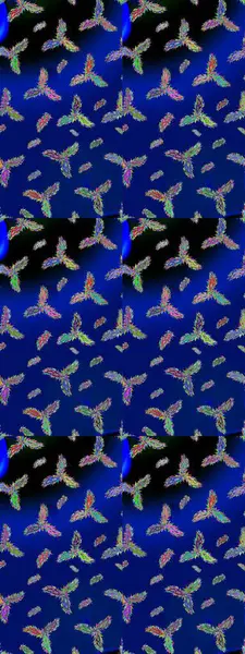 Raster Noel soyut renkli arka plan ve düşen kar tanesi. Raster illüstrasyonu. Kar tanesi arkaplanı.