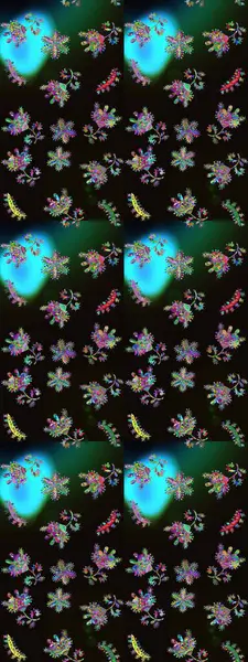 Küçük çiçekte güzel bir desen var. Çiçek arkaplan. - siyah, mavi ve gri çiçekler. Doğa. Çiçek kolajı. Çiçek kompozisyonu. Raster deseni.