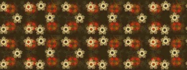 Renkli elementlerle Raster ilginç desen