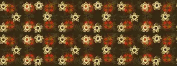 Renkli elementlerle Raster ilginç desen