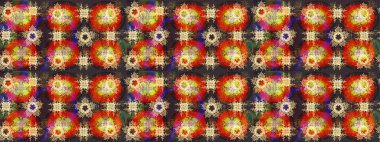 Noel ve yeni yıl moda baskıları için tatil tasarımı. Renkler. Raster illüstrasyonu. Kar tanelerinin soyut arkaplanlı Noel deseni.