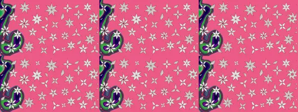 Oldukça eski bir besin torbası deseni, küçük pembe, çiçekler. Millefleur 'lar. Tekstil, kumaş, kapaklar, duvar kağıtları, baskı, paket, koleksiyon defteri, örgü, dekupaj için çiçek arkaplanı..