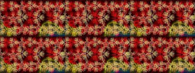 Sihirli kırmızı, kahverengi ve siyah tatil soyut arka plan yıldız ve düşen kar taneleri. Noel kırmızısı, kahverengi ve siyahlar. Raster illüstrasyonu.