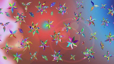 Eskiz modeli etnik tasarım. Yatak çarşafları, ceket, paket tasarımı, kumaş ve moda kavramları için tekstil baskısı. Çiçekleri, deniz kabukları, mandalaları ve suluboya efektleri olan deniz altyapısı.