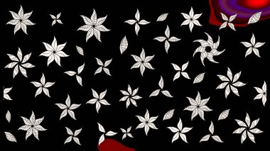 Tekstil veya kitap kapakları, imalat, duvar kağıtları, baskı, hediye paketi ve yapıştırma kitabı için çiçek eskizi geçmişi. Raster illüstrasyonu. Küçük ölçekli çiçeklerdeki basit sevimli desen.