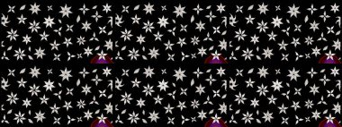 Çiçekli el çizimi çizimi deseni. Modern gelişim, siyah raster arka plan duvar kağıdı çizimi, klasik çizgiler, desenli çiçekler, çiçekli süsler..