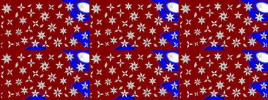 Suluboya çizim kalıbı. Çiçek izi. Suluboya tarzında kırmızı renkte çiçekler.