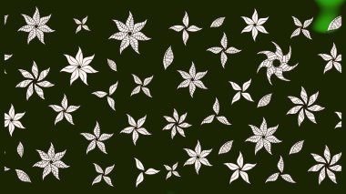 Raster resim. Çiçek desenli çiçek ve yaprakları ile. Sevimli küçük çiçek desenle.