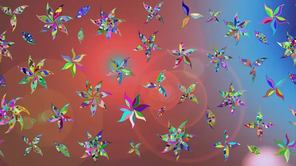 Elle boyanmış suluboya resim çizimleri, çiçekler ve bitkiler. Kahverengi renkte çiçekler.