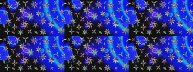 Raster illüstrasyonu. Küçük çiçekteki sevimli çiçek deseni. Çizim.