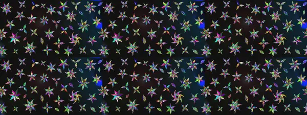 Çocuk stili. Düz Çiçek Elementleri Tasarımı. Renkli Bahar Teması eskiz kalıbı. Çiçekli çizim raster arkaplanı.