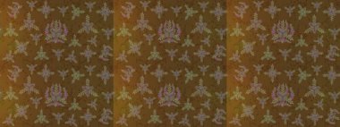 Modaya uygun kumaş deseni. Küçük çiçekteki sevimli çiçek deseni. Tony 'nin kumaş kalıbını çiz. Raster illüstrasyonu.