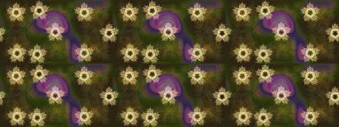 Kar taneleri koleksiyonu. Güzel bir kış süsü. Raster kahverengi, yeşil ve gri kar tanelerinden izole edilmiş. Raster illüstrasyonu.