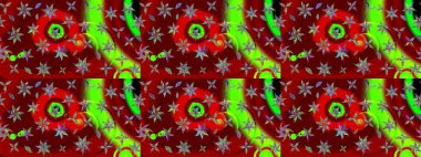 Nazikçe, güzel çiçek arkaplanı. Kırmızı renkte çiçekler. Raster çiçek desenli ve çiçekli..