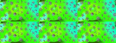 Raster Yumuşak kumaş deseni. Klasik taslak çizimi. Raster çiçek izi. Çiçek yeşili çizim deseni.