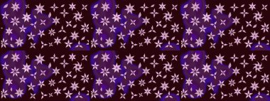 Çiçek desenli eskiz. Gömlek baskısı için çiçek boyası. Kahverengi renkte çiçekler.