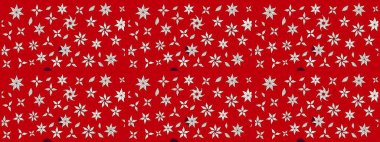 Küçük çiçekteki sevimli çiçek deseni. Kırmızı renkte çiçekler.