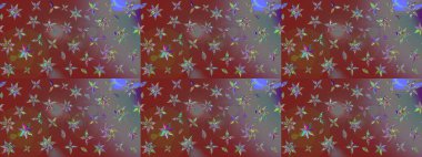 Raster Yumuşak kumaş deseni. Klasik taslak çizimi. Raster çiçek izi. Çiçek rengi eskiz deseni.