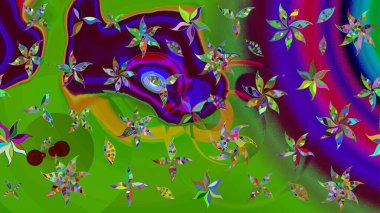 Güzel kumaş deseni. Güzel suluboya yaz çiçekleri deseni..