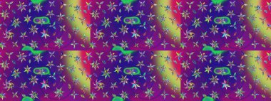 Güzel kumaş deseni. Küçük bir çiçekte eskiz deseni. Hoş bir çiçek geçmişi var. Raster illüstrasyonu.