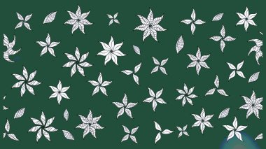 Raster illüstrasyonu. Karalama çiçeği. Zentangle soyut çiçekleri. Renkli Bahar Teması eskiz kalıbı. Düz Çiçek Elementleri Tasarımı. Şirin kumaş deseni.