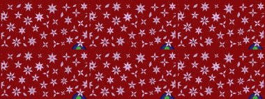 Güzel kumaş deseni. Düz Çiçek Elementleri Tasarımı. Renkli Bahar Teması eskiz kalıbı. Raster illüstrasyonunda çiçek deseni çizimi.