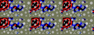 Yeşil renkli çiçekler. Doodle tarzı. Tekstil ve kapak tasarımı için mükemmel. Elle çizilmiş sonbahar çiçeği deseni. Renkli yeşil çizim deseni.