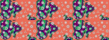 Paket kağıdı için en iyisi. Turuncu lale çiçekli Raster eskiz deseni. Doğal kozmetik ürünleri, parfüm, çiçekçi dükkanı için bahar ihalesi tasarımı. Karşılama ya da düğün geçmişi olarak kullanılabilir.