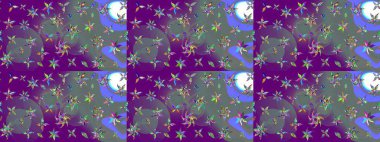 Yumuşak pamuk tasarımı. Klasik çiçek desenli. Raster 'ın taze dokusu. Paketleme, tekstil, duvar kâğıdı için çiçek eskizi. Yumuşak kiremit.