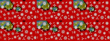 Parlak çiçekli kırmızı renkler üzerinde soyut çizim deseni. Küçük çiçekte hoş bir çiçek deseni var. Çiçek elementli zarif raster dokusu..