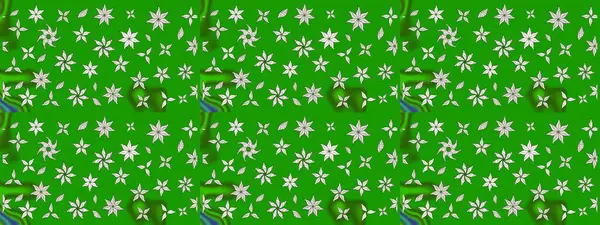 Taslak dekoratif arka plan, çiçek mandala. Çiçek. Yeşil renklerde. Raster illüstrasyonu.