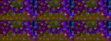 Kahverengi renklerde. Çiçek. Taslak dekoratif arka plan, çiçek mandala. Raster illüstrasyonu.