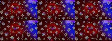 Kahverengi renkte çok kahverengi, zarif küçük çiçekler ve komik böcekler, raster desen, illüstrasyon.