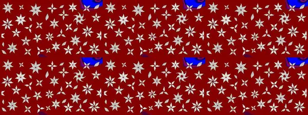 Kırmızı renkte çiçekler. Düz Çiçek Elementleri Tasarımı. Renkli Bahar Teması eskiz kalıbı. Raster illüstrasyonu. Çiçekli çiçek deseni, suluboya..