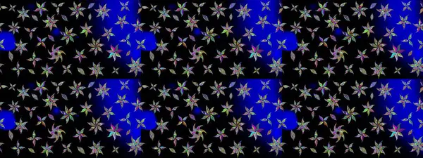 Siyah yapraklı yabani çiçekler. Suluboya, elle çizilmiş. Raster illüstrasyonu. Taslak arkaplan deseni.