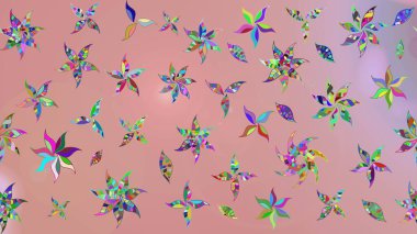 Güzel suluboya yaz çiçekleri deseni..