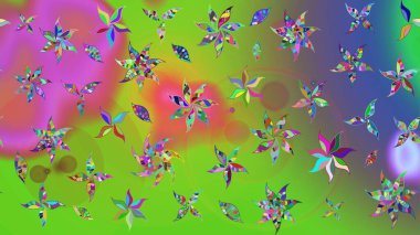 Of doodle elements. Hand drawn Raster illustration. Sketch flower pattern can be used for wallpaper, website background, wrapping paper, invitation, flyer, banner or website.