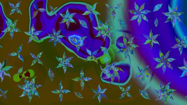 Kahverengi renkli çiçekler. Nazik, sevimli çiçek arkaplanı. Raster çiçek desenli ve çiçekli..