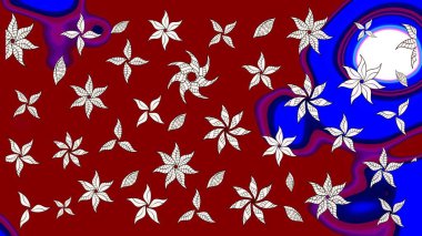 Şekil verilmiş çiçeklerle eskiz deseni. Süslü zentangle çizim dokusu, soyut çiçeklerle süslenmiş. Çiçek deseni duvar kağıdı, şablon dolguları ve web sayfası arkaplanı için kullanılabilir.