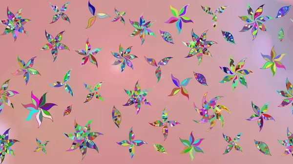 Güzel suluboya yaz çiçekleri deseni..