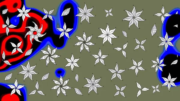 Beautiful watercolor Bouquet of summer flowers sketch pattern. Nice fabric pattern.