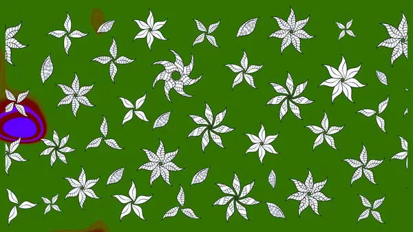 Robot resim. Çiçekli bahar çiçekleri. Küçük renkli çiçekler. Küçük çiçekte güzel bir desen. Motley illüstrasyonu. Moda baskıları için zarif bir şablon.